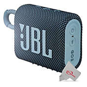 JBL Go 3 Portable Bluetooth Waterproof Speaker Blue