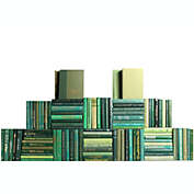 Booth & Williams Boxwood Decorative Books, Set of 100
