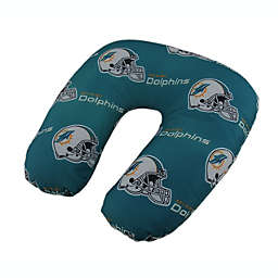PARKER SURPLUS SALES NFL Miami Dolphins Team Logo Beaded Travel Neck Pillow