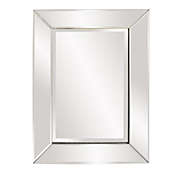 Homeroots Bed & Bath Rectangle Frame Mirror with Mirrored Finish And Beveled Edge