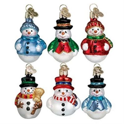 Vintage Hand Blown & Decorated 12 Tree Ornaments Kmart 