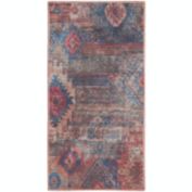 Nicole Curtis Machine Washable Series 1 Distressed Southwestern Indoor Rug Multicolor 2' x 3'9"