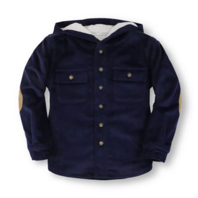 Hope & Henry Boys&#39; Hooded Button Down Shirt Jacket, Infant, 18-24 Months