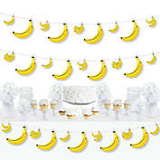 Big Dot of Happiness Let&#39;s Go Bananas - Tropical Party DIY Decorations - Clothespin Garland Banner - 44 Pieces