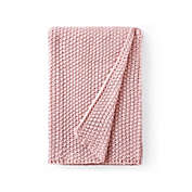 Byourbed Cozy Potato Waffled Chunky Knit Throw Blanket - Silver Pink