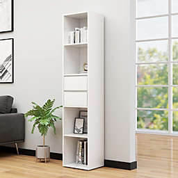 vidaXL Book Cabinet White 14.2