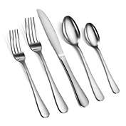 Infinity Merch 20Pcs Stainless Steel Flatware Set Service for 4 in Silver