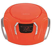 Proscan - BoomBox / Portable CD Player With AM/FM Radio and AUX Input, Orange