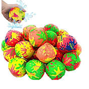 2&quot; Colourful Water Bomb Splash Balls - Water Absorbent Ball - Kids Pool Toys - Pack of 12