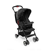 Slickblue 5-Point Safety System Foldable Lightweight Baby Stroller-Black