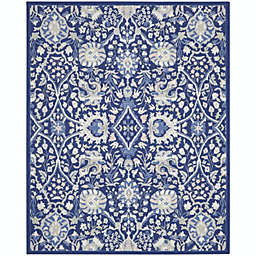 Nourison Whimsicle WHS10 Indoor only Area Rug - Navy Multicolor 7' x 10'