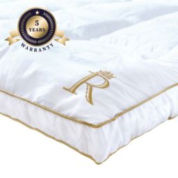 Royal Therapy Mattress Pad - 8-23 Inches Deep Pocket, 400 TC Cotton Thick Mattress Topper - Full