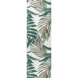 nuLOOM Tropical Leaves Indoor and Outdoor Area Rug