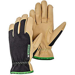 Hestra Work Gloves  Multi-Use Kobalt Leather Gloves, Black/Tan,  Size 12