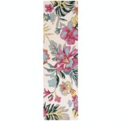 Jardin JAR151 Hand Tufted Rug - Ivory/Pink - 2&#39;3"x8&#39; - Safavieh