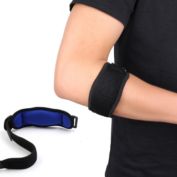 Unique Bargains Tennis Golfer Elbow Brace Support with Compression Pad Adjustable Sports Durable Comfortably Breathable Tendinitis Relieves Forearm Knee Strap