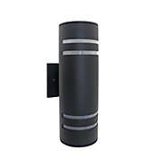 Xtricity - Outdoor Wall Light, 12.99 &#39;&#39; Height, From Central Park Collection, Black Aluminum