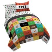 Saturday Park Minecraft Iconic 100% Organic Cotton Bed Set