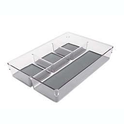 Lexi Home Eco Conscious 4 Compartment Clear Acrylic Organizer Tray