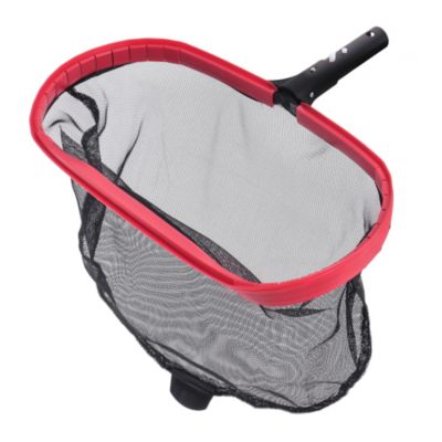 U.S. Pool Supply&reg; Professional Deluxe Swimming Pool Leaf Skimmer Rake with Deep Net Bag, Heavy Duty - Strong Reinforced Aluminum Frame, EZ Clip Handle