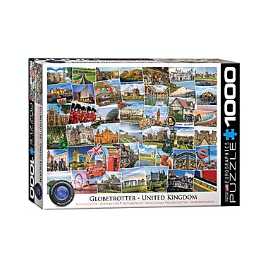 Eurographics 1000 Piece jigsaw puzzle United Kingdom Globetrotter EG60005464 