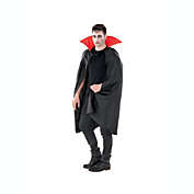 Northlight Black and Red Vampire Cape Boy Child Halloween Costume - Large