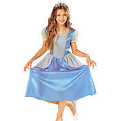Northlight Blue and Silver Princess Girl Child Halloween Costume - Medium