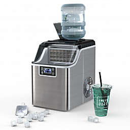 Costway Electric Countertop Ice Maker with Ice Scoop and Basket