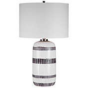 Contemporary Home Living 28.75" Contemporary Table Lamp with White Drum Shade