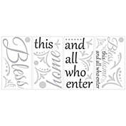 Roommates Decor Bless This Home Quote Wall Decals
