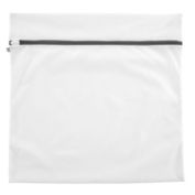 mDesign Laundry Mesh Fabric Wash Bag for Delicates - 24" x 24" - White