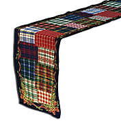 Homvare Christmas Table Runner for Holiday Dinner Parties   Woven Tapestry   13"x72"   Plaid