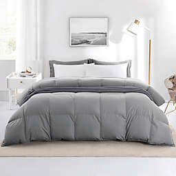 Unikome Ultra Soft All Season 75% Down Comforter in Dark Gray, Twin