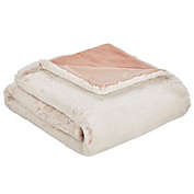 mDesign Super Warm Plush, Soft, and Big Faux Fur Polyester Throw Blanket