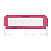 Dream On Me Lightweight Mesh Security Adjustable Bed Rail In Pink