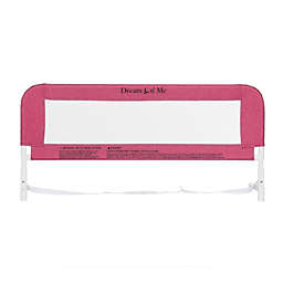 Dream On Me Lightweight Mesh Security Adjustable Bed Rail In Pink