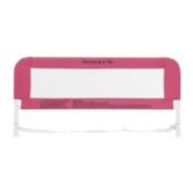 Dream On Me Lightweight Mesh Security Adjustable Bed Rail In Pink