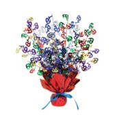 Beistle 65 Gleam 'N Burst Centerpiece, 15", Multicolor - 12 Pack (1/Pkg)