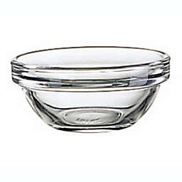 Kitchen Supply Stackable Glass Bowls 3 Inch Diameter, Set of 6