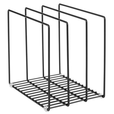 mDesign Metal Wire Pot/Pan Organizer Rack for Kitchen