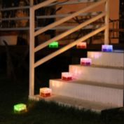 Kitcheniva Solar Ground Lights Garden Brick, Multicolor