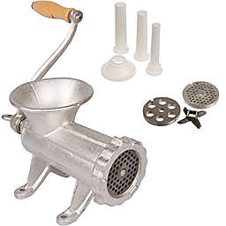 CucinaPro Cast Iron Table Mount Meat Grinder - Mincer Includes Two 3/4