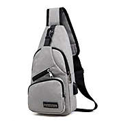 Kitcheniva Men&#39;s Sling Bag Sports Travel Backpack Gray