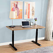 Legacy Home Furnishing White finish computer desk with Metal legs