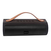 Proscan - Portable Bluetooth Speaker with Leather Carrying Strap, Black
