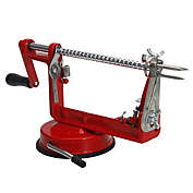 Stock Preferred  3-in-1 Stainless Steel Hand-cranking Apple Peeler Slicer Peeler in Red