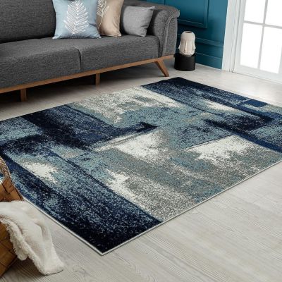 Luxe Weavers Contemporary Abstract Area Rug