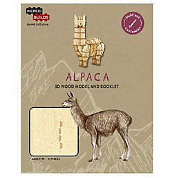 IncrediBuilds Animal Collection Alpaca 3D Wood Model