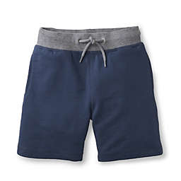 Hope & Henry Boys' Knit Athletic Short (Blue, 2T)