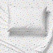 Saturday Park Multicolor Triangles 100% Organic Cotton Sheet Set